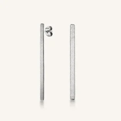 Rosefield Snake Earrings Silver Best