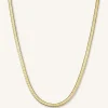 Rosefield Snake Necklace Gold Clearance