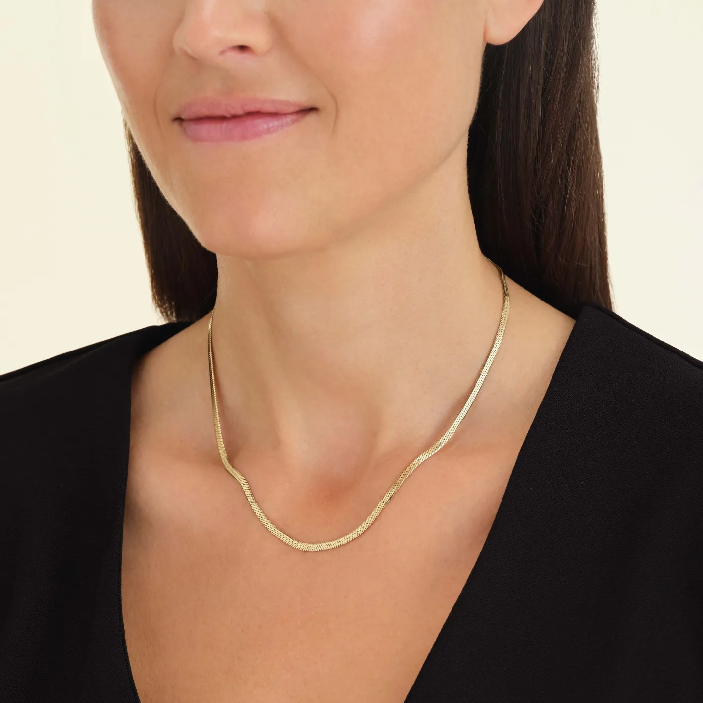 Rosefield Snake Necklace Gold Clearance