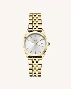Rosefield Steel Gold Tapered Strap Hot