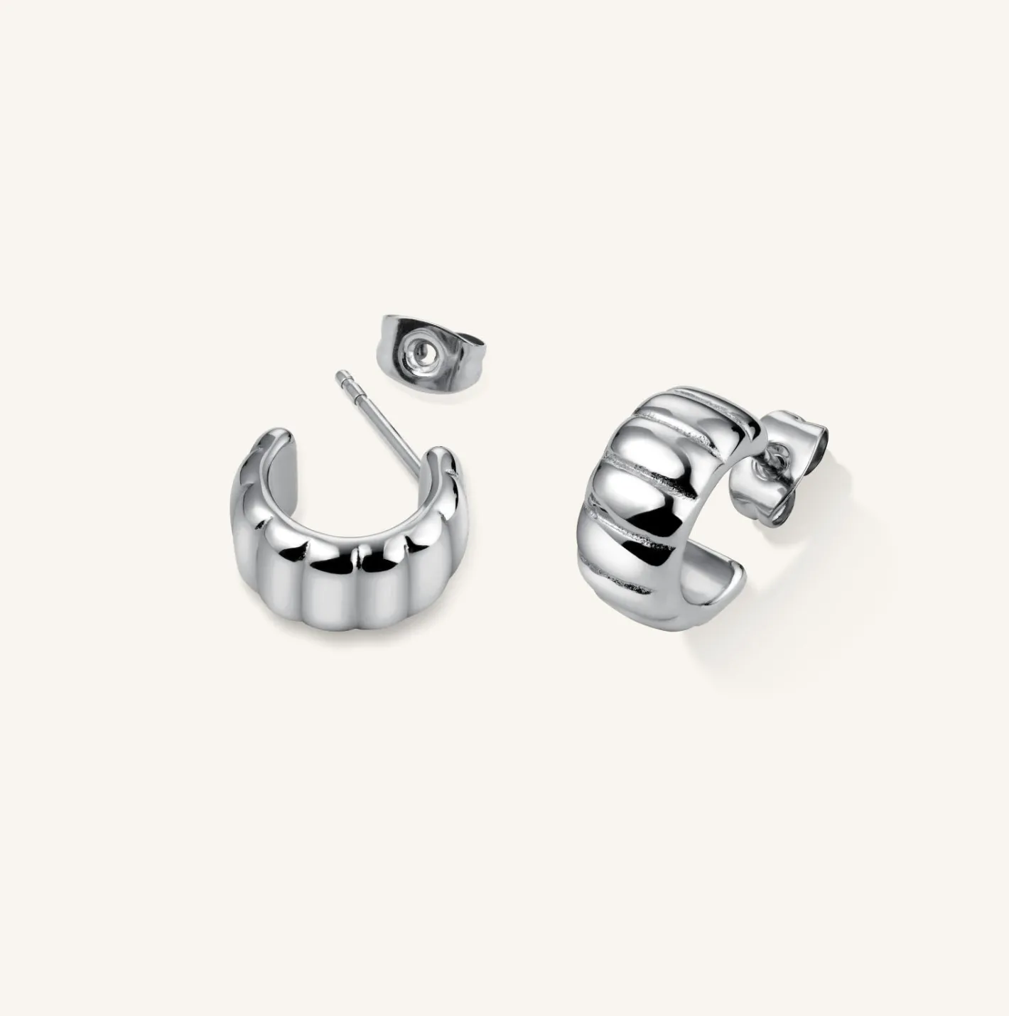 Rosefield Stripe Hoops Clearance