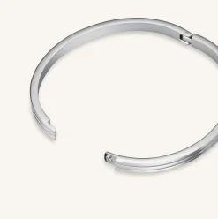 Rosefield Striped Crystals Bangle Discount