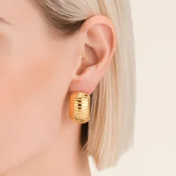 Rosefield Striped Earrings New