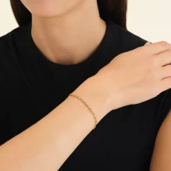 Rosefield Swirl Bracelet Gold Hot