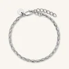 Rosefield Swirl Bracelet Silver Online