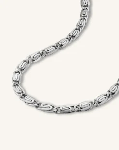 Rosefield Swirl Bracelet Silver Online