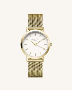Rosefield Tribeca Gold Mesh New