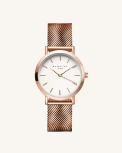 Rosefield Tribeca Rose Gold Mesh Discount
