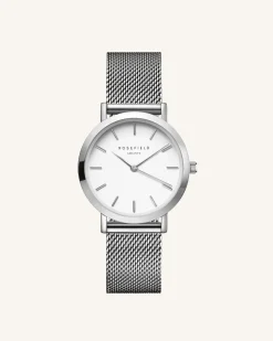 Rosefield Tribeca Silver Mesh Online
