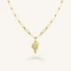 Rosefield Tulip Shell Necklace Fashion