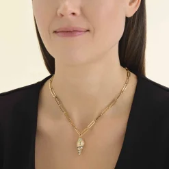 Rosefield Tulip Shell Necklace Fashion