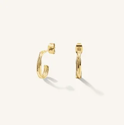 Rosefield Twisted Wire Hoops Outlet