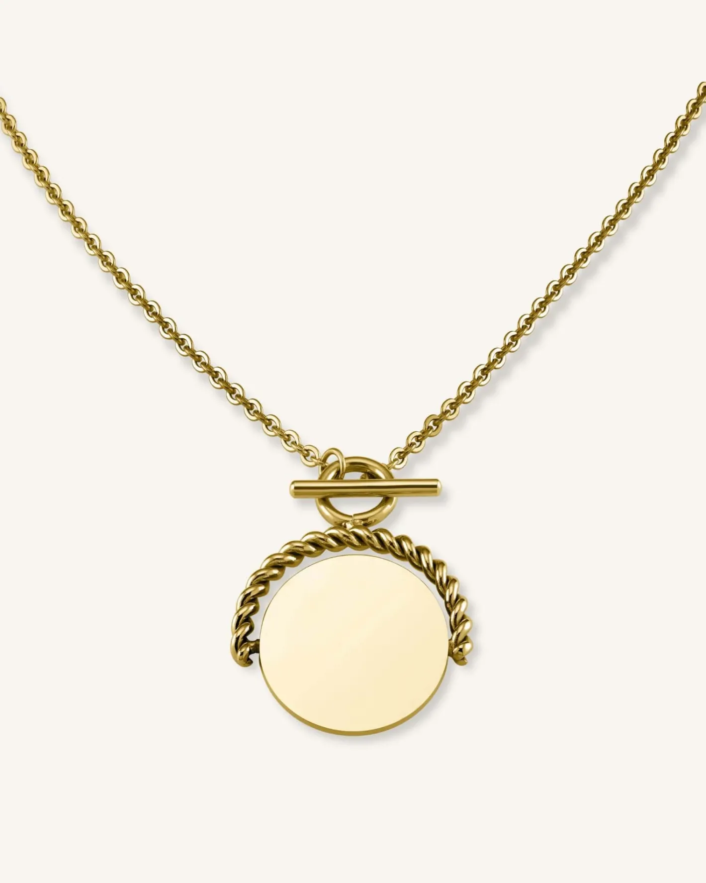 Rosefield Twisting Coin Necklace Sale