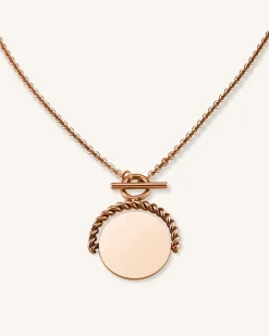 Rosefield Twisting Coin Necklace Sale