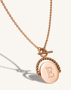 Rosefield Twisting Coin Necklace Sale