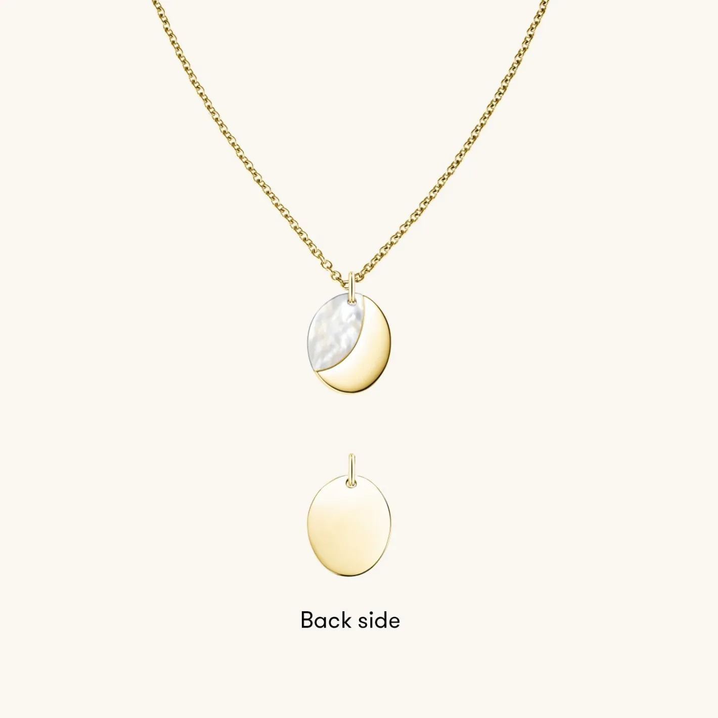 Rosefield Unite Mother of Pearl Necklace New