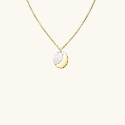 Rosefield Unite Mother of Pearl Necklace New