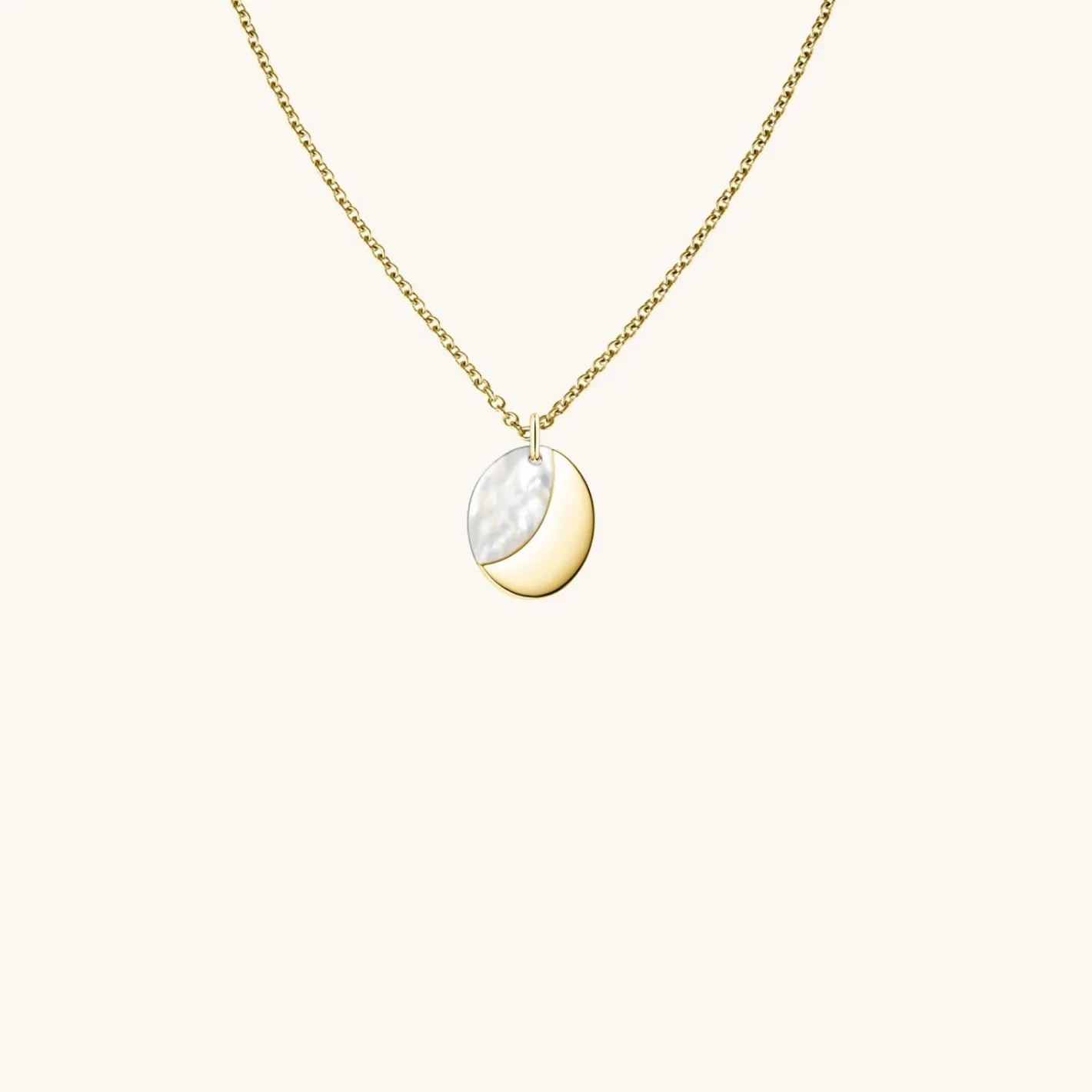 Rosefield Unite Mother of Pearl Necklace New