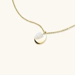 Rosefield Unite Mother of Pearl Necklace New