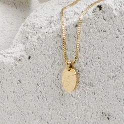 Rosefield Unite Oval Necklace Clearance