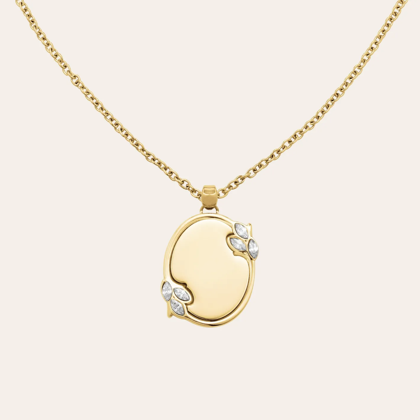 Rosefield Vintage Oval Necklace Discount