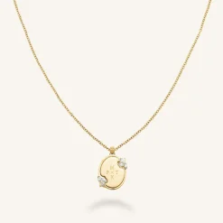 Rosefield Vintage Oval Necklace Discount