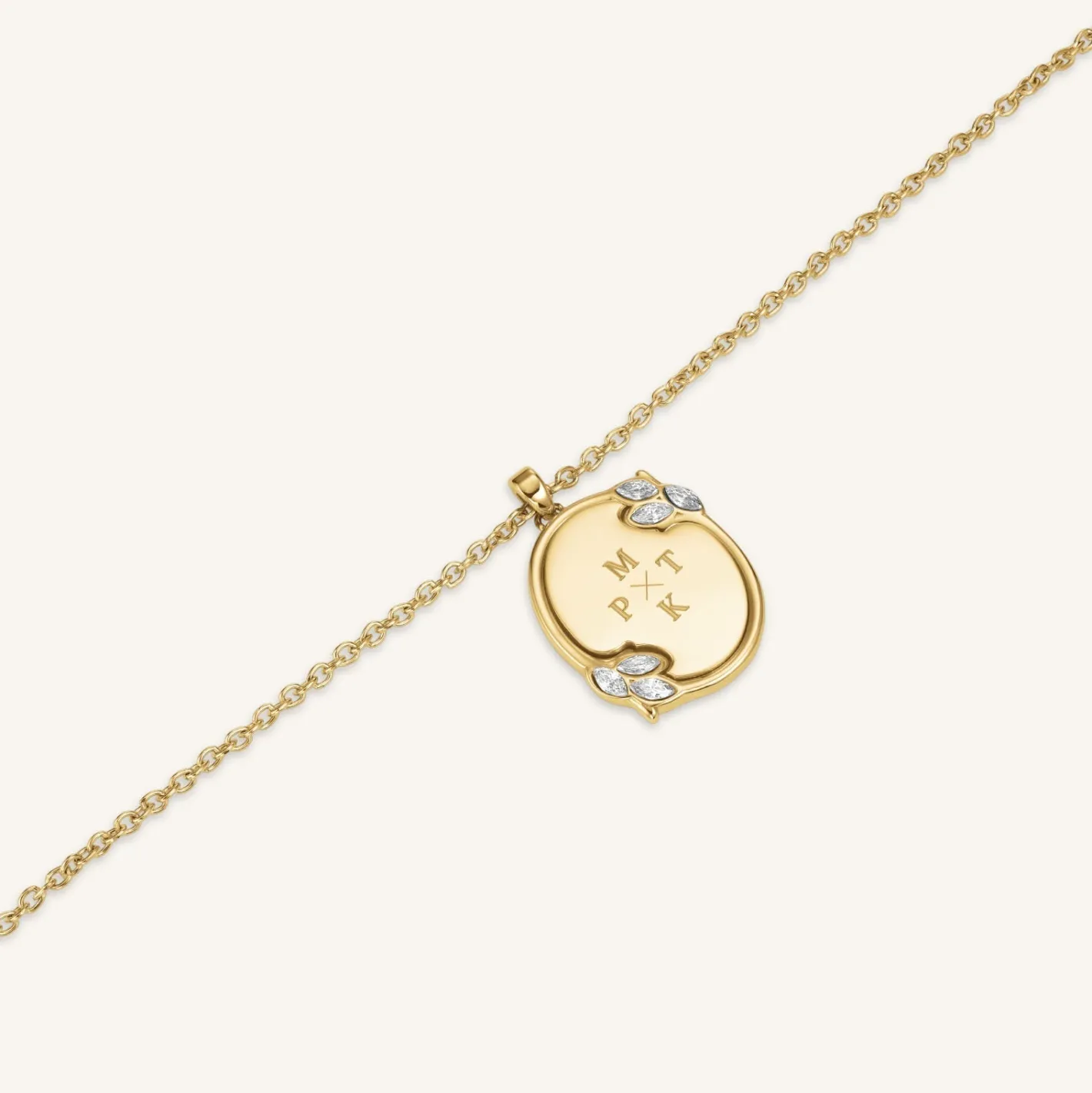 Rosefield Vintage Oval Necklace Discount